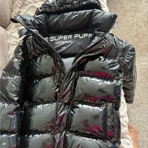 Black Super puff Jacket